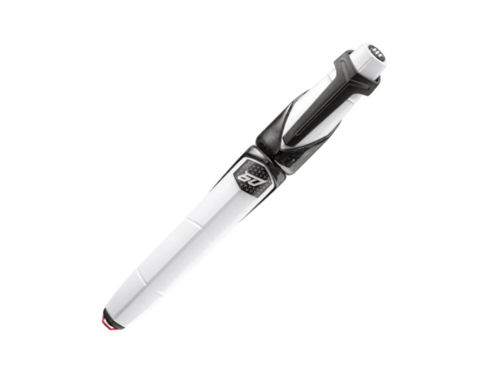 Pluma Montegrappa Automobili Lamborghini 60° Bianco Siderale, ISLAN-UW