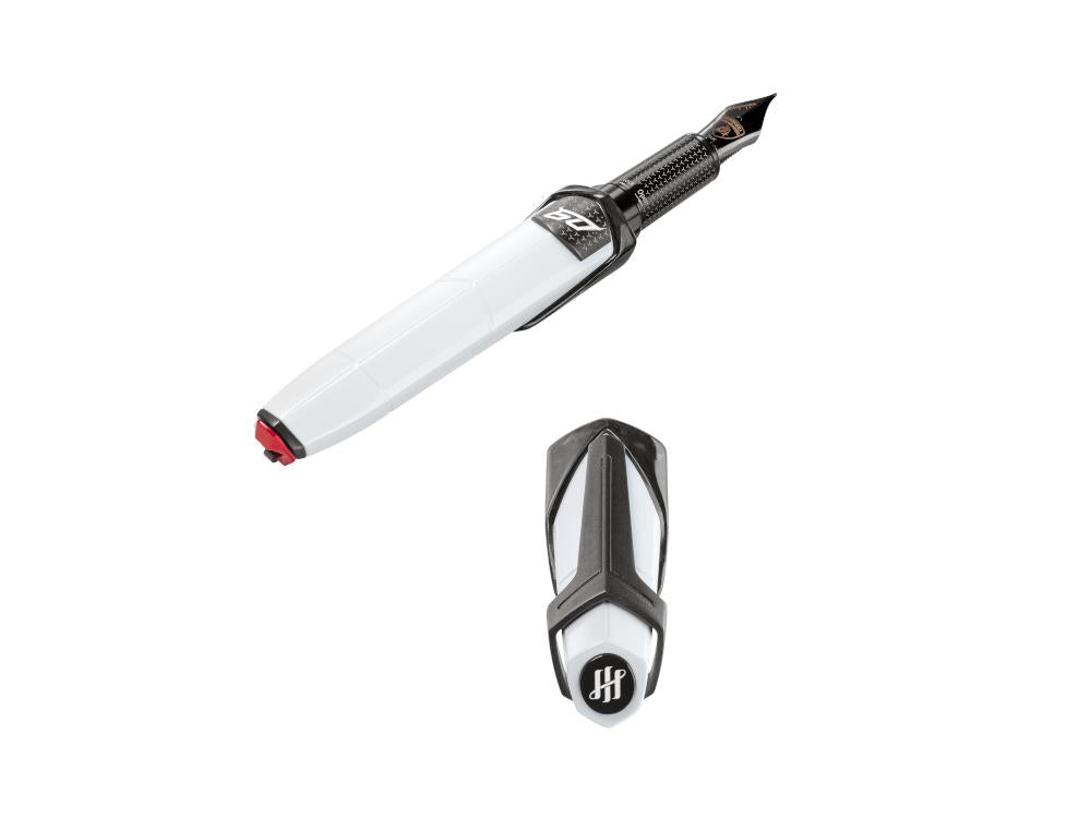 Pluma Montegrappa Automobili Lamborghini 60° Bianco Siderale, ISLAN-UW