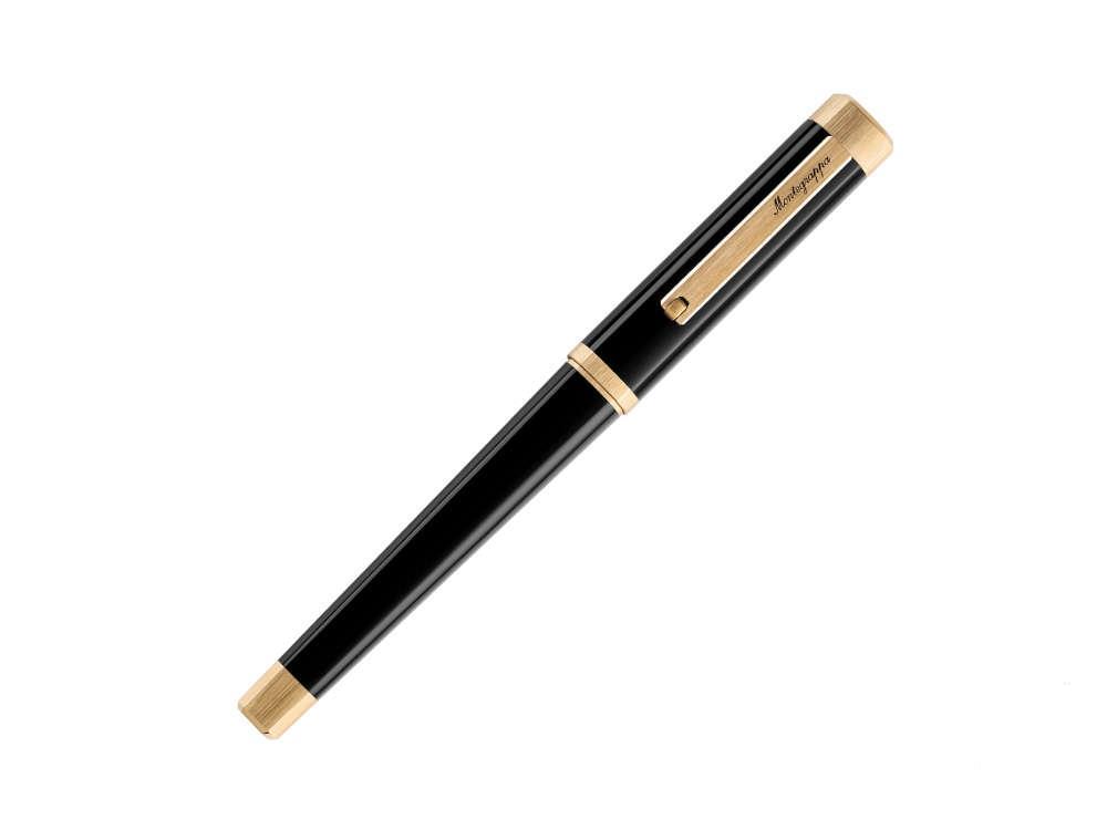 Pluma Estilográfica Montegrappa Quattro, PVD Oro, Oro 14k, ISZ4I-4Y