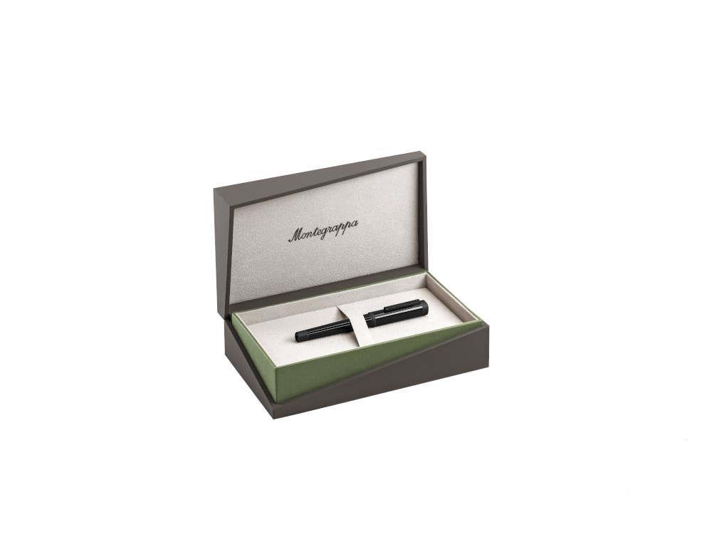 Pluma Estilográfica Montegrappa Quattro, PVD negro, Oro 14k, ISZ4I-XC
