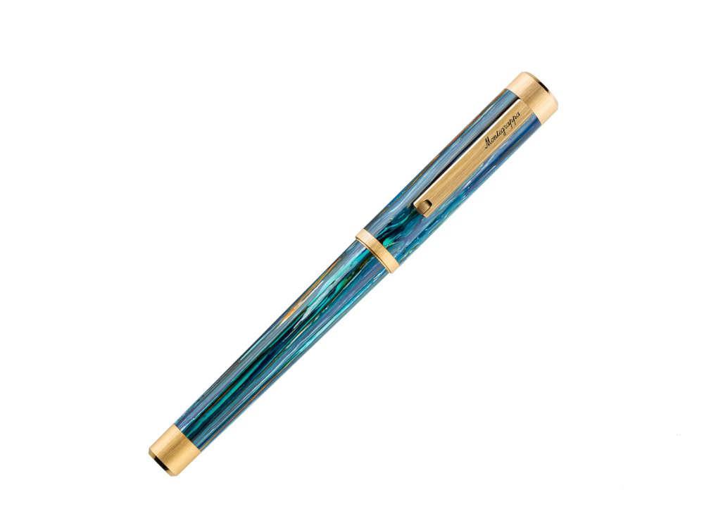 Estilográfica Montegrappa Zero Zodiac Cancer, 14K, LE, ISZEZ-4Y-G9