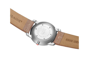 Reloj de Cuarzo Mondaine SBB Simply Elegant, Blanco, 41mm, A638.30350.16SBG