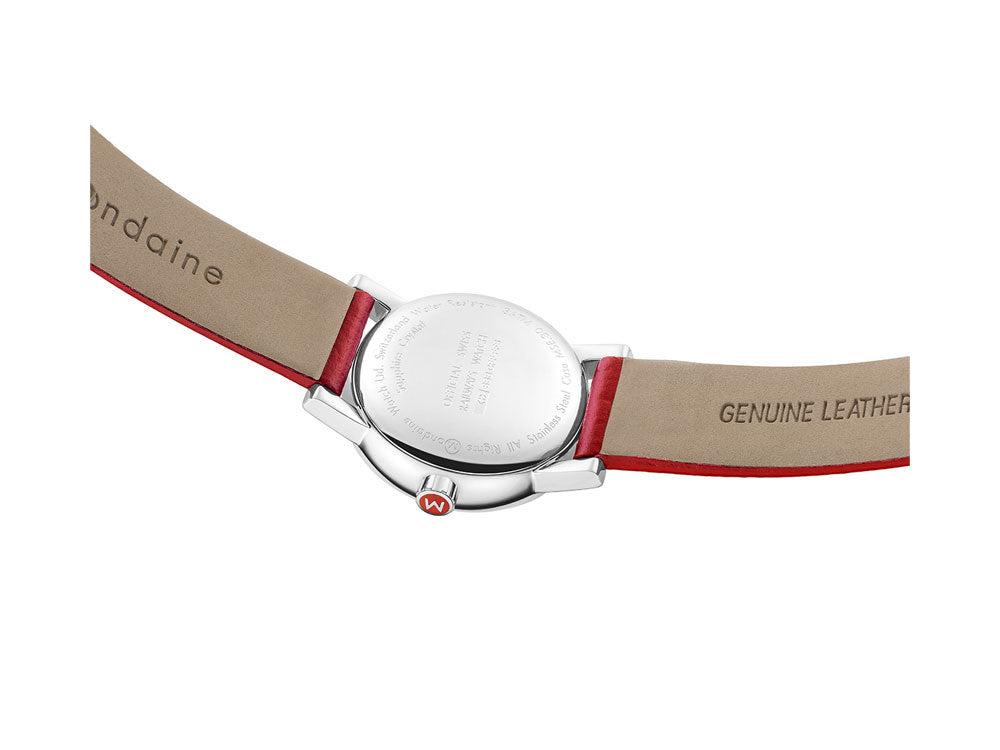 Reloj de Cuarzo Mondaine SBB Evo2, Blanco, 30mm, Día, MSE.30210.LC