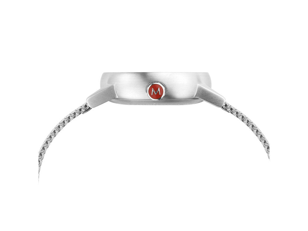 Reloj de Cuarzo Mondaine SBB Evo2, Blanco, 30mm, Día, MSE.30210.SM