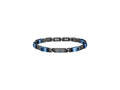 Pulsera Maserati Gioielli, Acero inoxidable, Azul y negro, JM221ATZ01