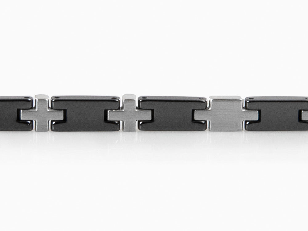 Pulsera Maserati Gioielli, Acero inoxidable, Negro, JM221ATZ04