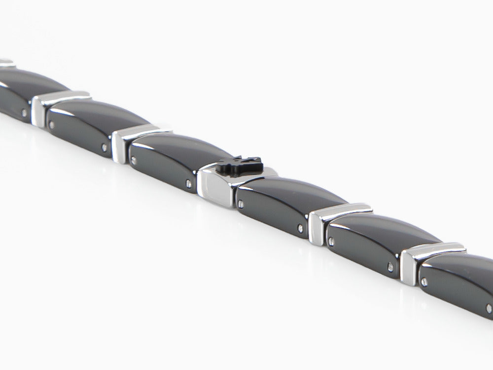 Pulsera Maserati Gioielli, Acero inoxidable, Negro, JM221ATZ04