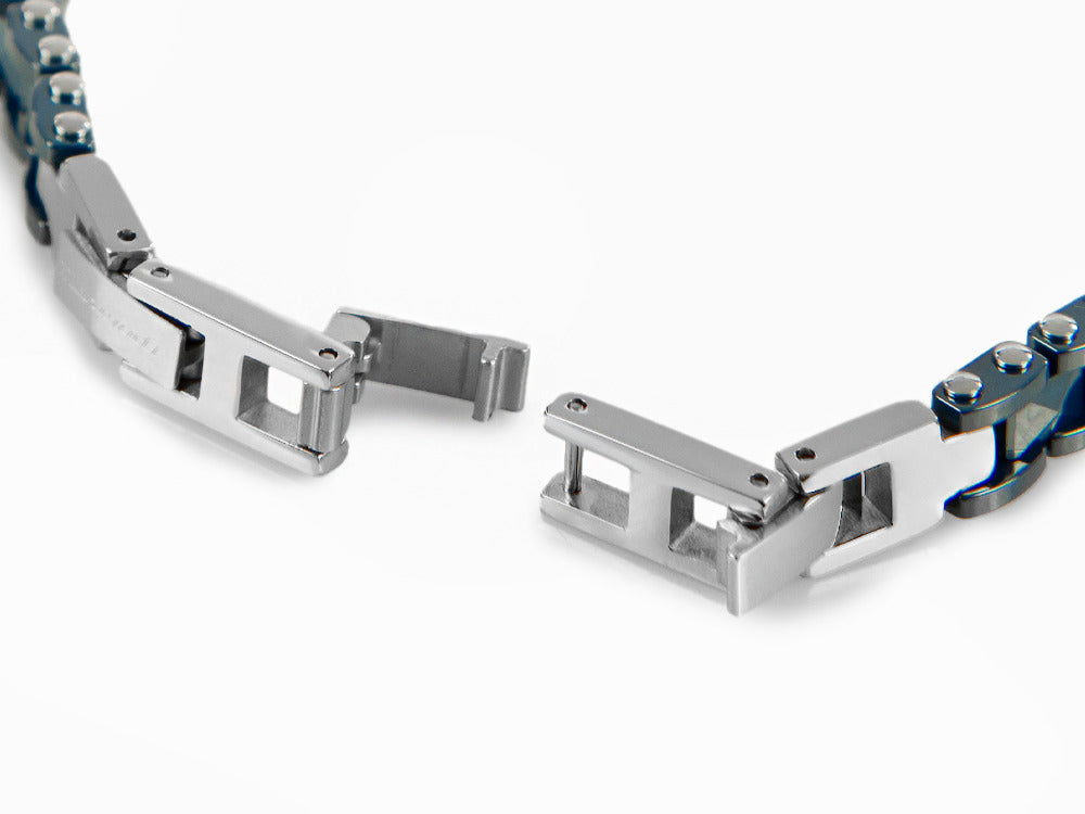 Pulsera Maserati Gioielli, Acero inoxidable, Azul, PVD, JM422ATZ14