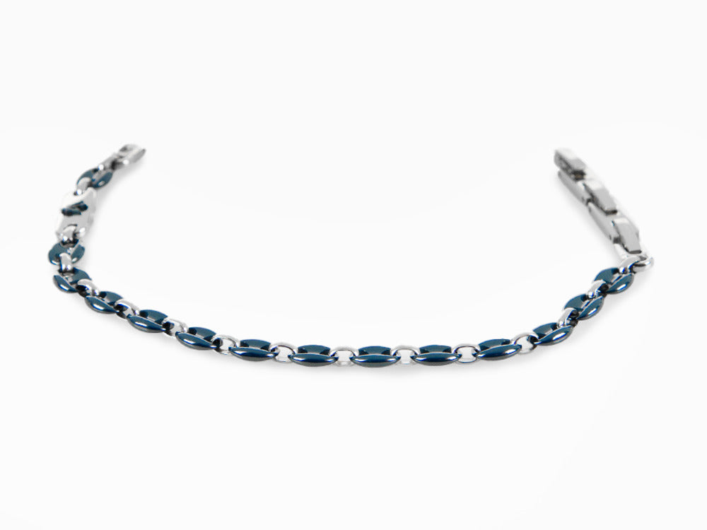 Pulsera Maserati Gioielli, Acero inoxidable, Plata, PVD, JM422ATZ18