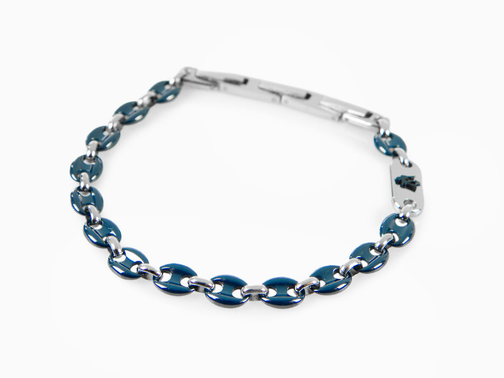 Pulsera Maserati Gioielli, Acero inoxidable, Plata, PVD, JM422ATZ18