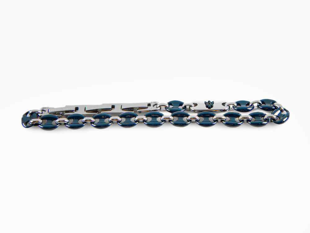 Pulsera Maserati Gioielli, Acero inoxidable, Plata, PVD, JM422ATZ18