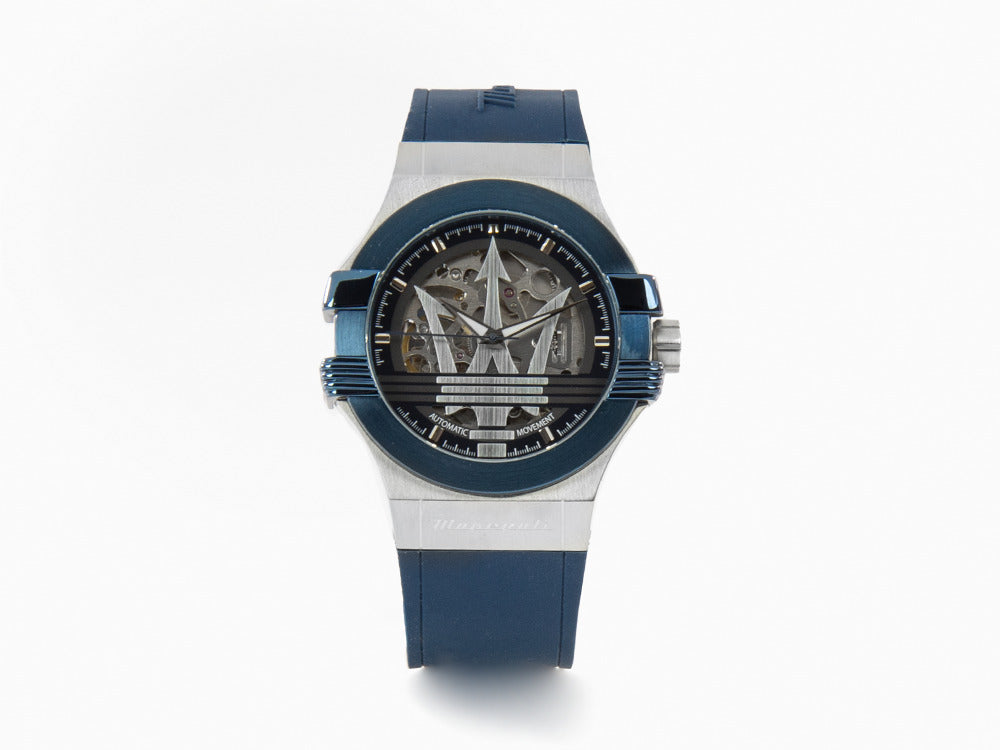 Reloj Automático Maserati Potenza, Azul, 40 mm, Cristal de Zafiro, R8821108035