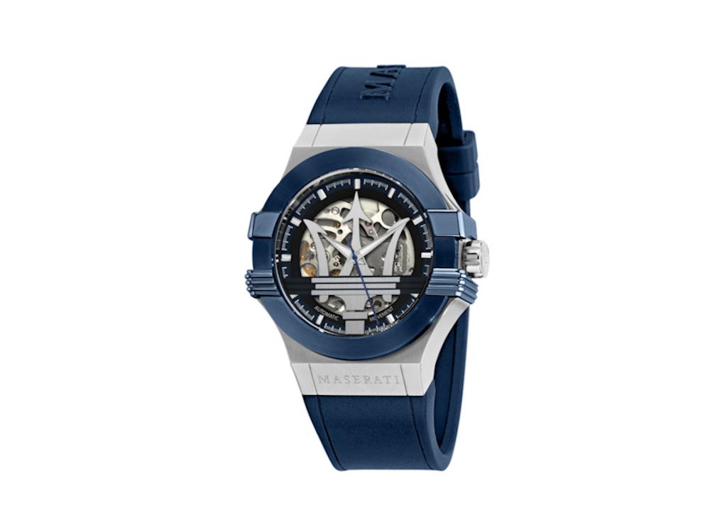 Reloj Automático Maserati Potenza, Azul, 40 mm, Cristal de Zafiro, R8821108035