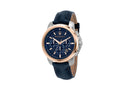 Reloj de Cuarzo Maserati Successo, PVD Oro Rosa, Azul, 44 mm, R8871621015