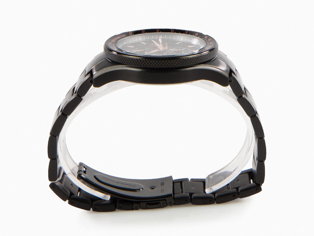 Reloj de Cuarzo Maserati Sfida, PVD, Negro, 44 mm, Cristal mineral, R8873640011