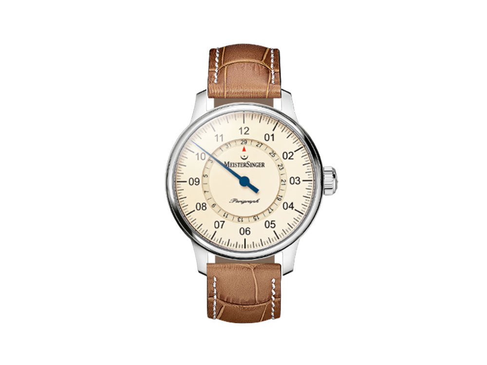 Reloj Automático Meistersinger Perigraph, ETA 2824-2, 43mm, AM1003-SG03W