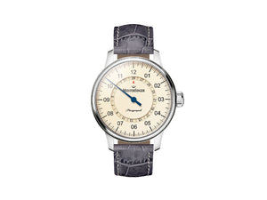 Reloj Automático Meistersinger Perigraph, ETA 2824-2, 43mm, Marfil, AM1003-SG06
