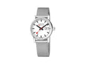 Reloj de Cuarzo Mondaine SBB Evo2, Blanco, 30mm, Día, MSE.30210.SM