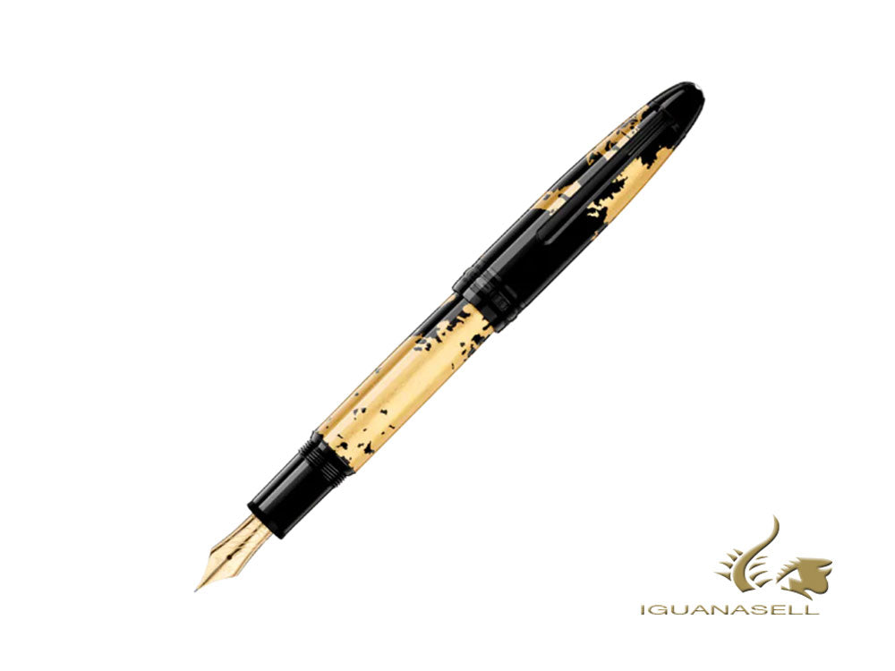 Estilográfica Montblanc Meisterstück Solitaire Calligraphy, Oro, 119700