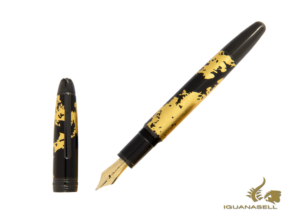 Estilográfica Montblanc Meisterstück Solitaire Calligraphy, Oro, 119700