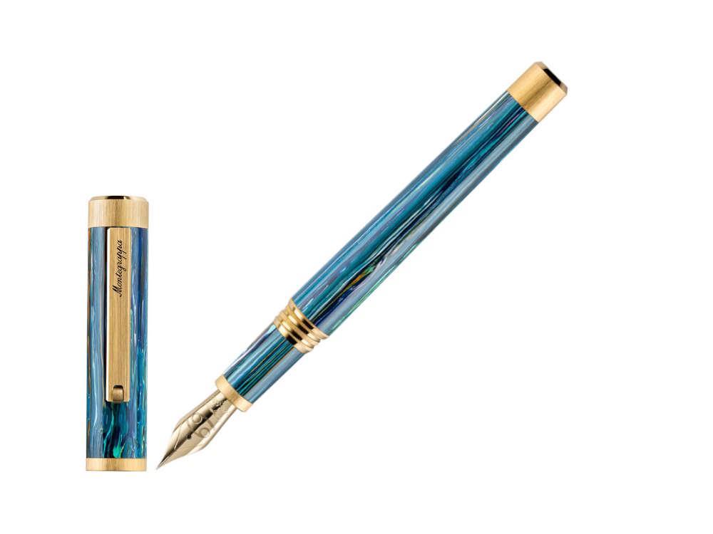 Estilográfica Montegrappa Zero Zodiac Cancer, 14K, LE, ISZEZ-4Y-G9