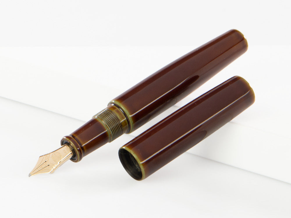 Pluma Estilográfica Nakaya Cigar Piccolo, Heki-Tamenuri, Ebonita, Music