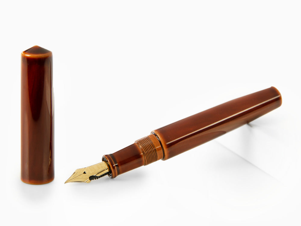 Pluma Estilográfica Nakaya Cigar Piccolo, Toki-Tamenuri, Plumín Elástico