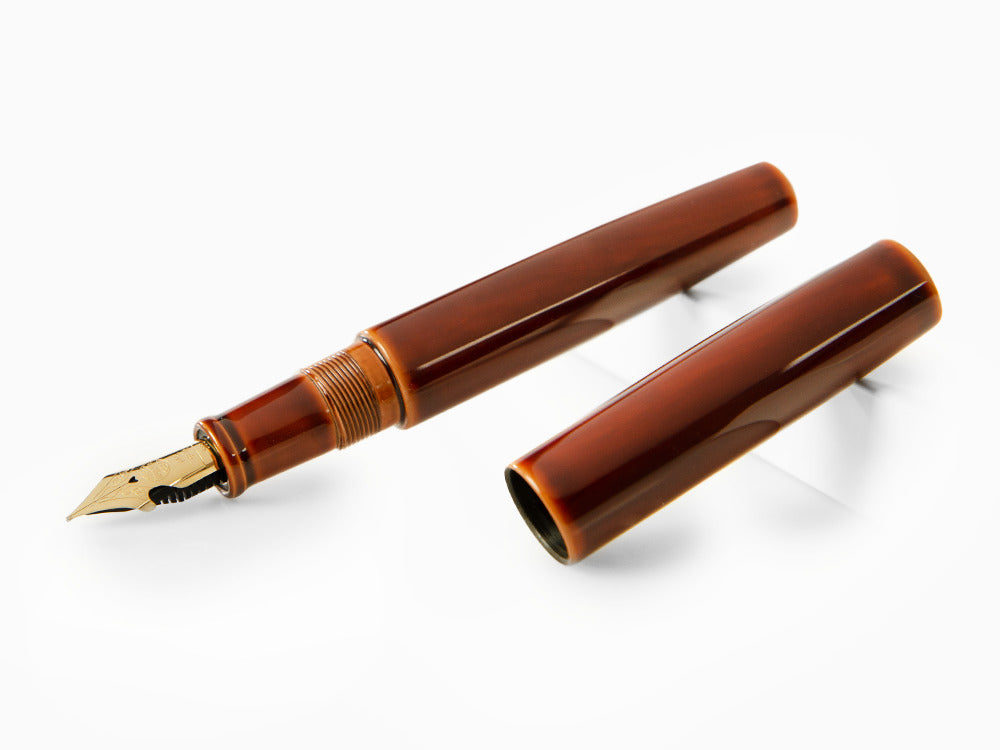 Pluma Estilográfica Nakaya Cigar Piccolo, Toki-Tamenuri, Plumín Elástico