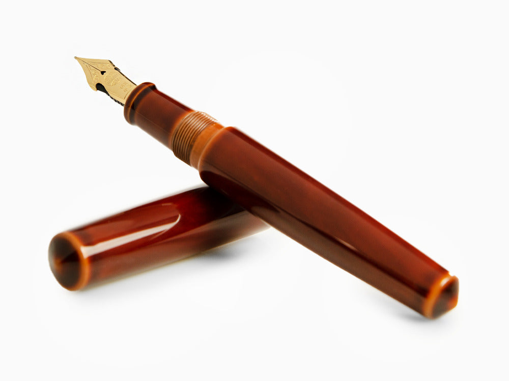 Pluma Estilográfica Nakaya Cigar Piccolo, Toki-Tamenuri, Plumín Elástico