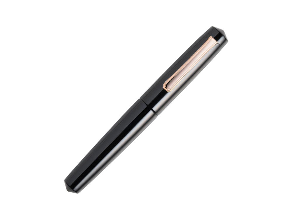 Pluma Estilográfica Nakaya Writer Kuro-Roiro Negro, Piccolo, Oro Rosa