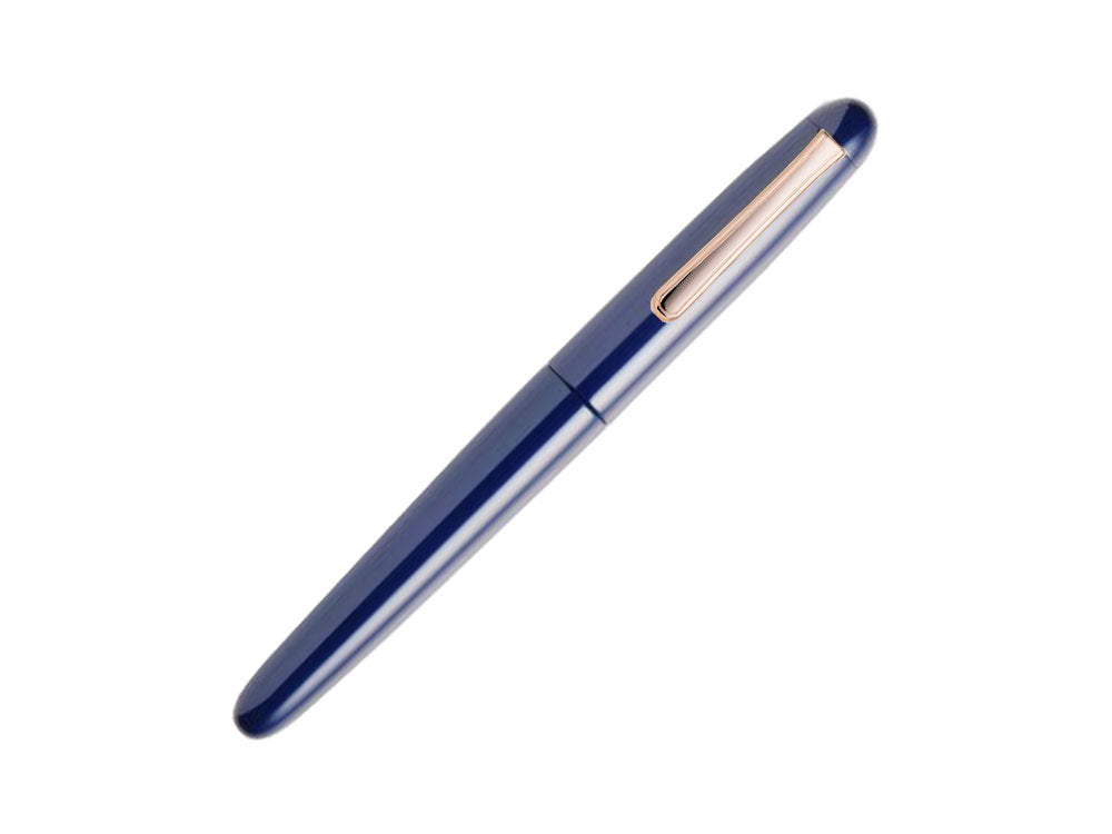Pluma Estilográfica Nakaya Writer Kikyo, Portable, Ebonita, Oro Rosa