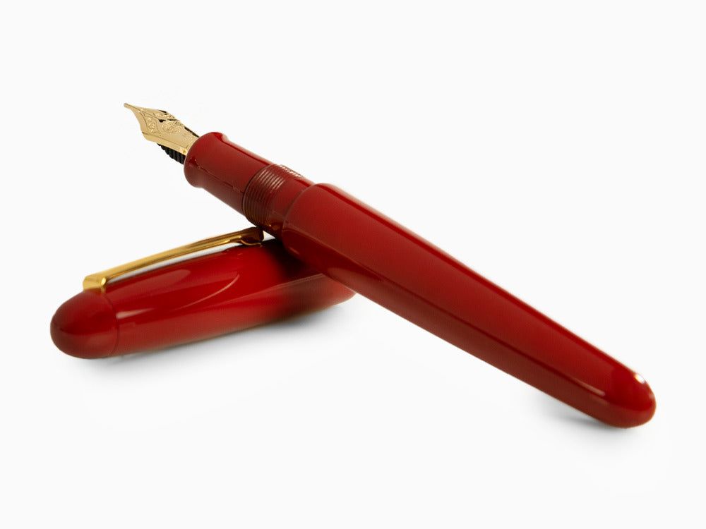 Pluma Estilográfica Nakaya Writer, Shu , Ebonita y laca Urushi