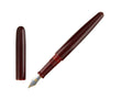 Pluma Estilográfica Nakaya Cigar Long, Aka-Tamenuri, Bicolor, Elástico