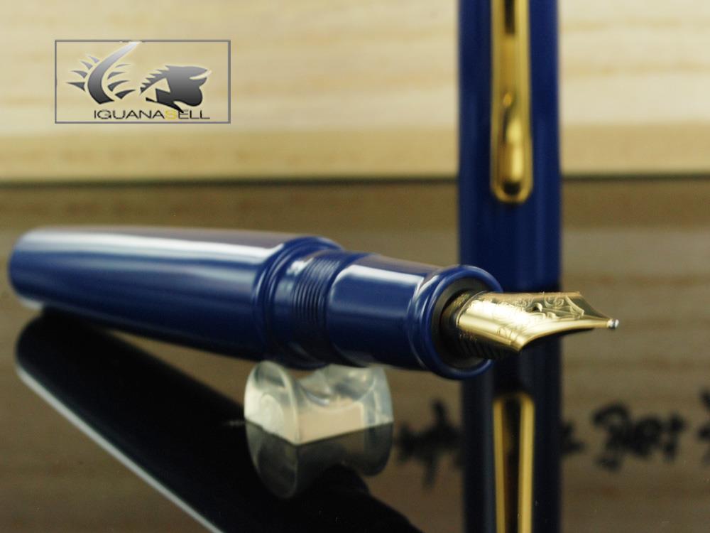 Pluma Estilográfica Nakaya Writer, Kikyo, Ebonita y laca Urushi