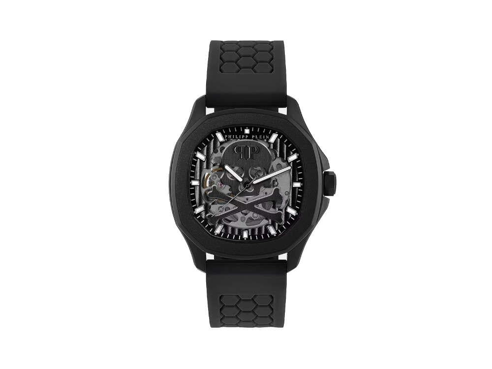 Reloj Automático Philipp Plein 42 mm, Negro, Cristal mineral, PWRAA0923