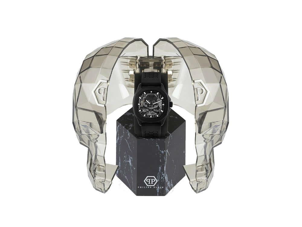 Reloj Automático Philipp Plein 42 mm, Negro, Cristal mineral, PWRAA0923