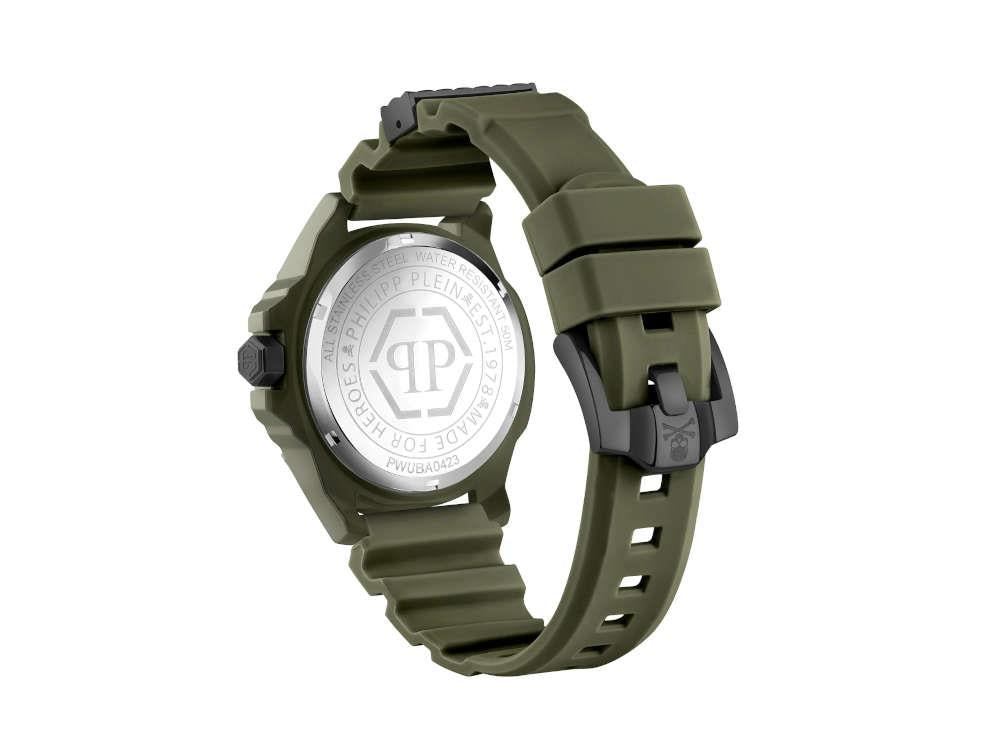 Reloj de Cuarzo Philipp Plein The Skull Ecoceramic, Negro, 44 mm, PWUBA0423