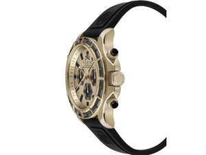 Reloj de Cuarzo Philipp Plein Nobile Racing, PVD Oro, Dorado, 43 mm, PWVAA0223
