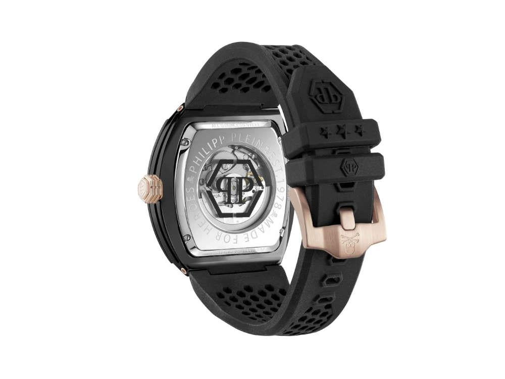 Reloj Automático Philipp Plein The Skeleton Ecoceramic, Negro, 44 mm, PWVBA0523