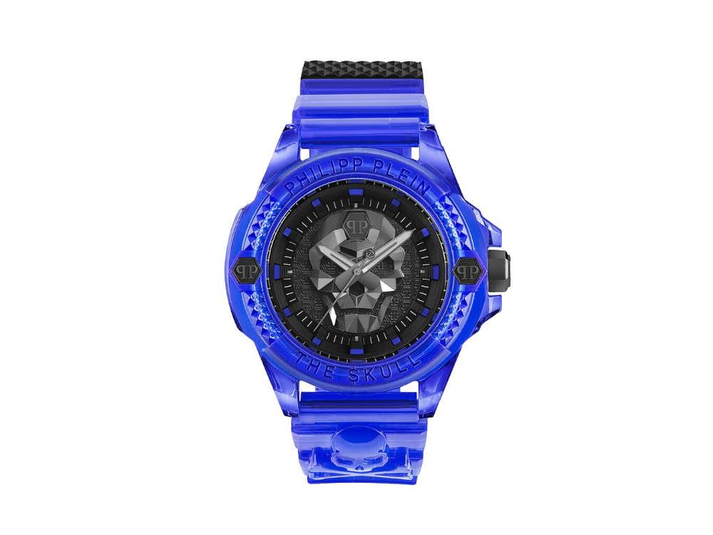 Reloj de Cuarzo Philipp Plein The Skull Synthetic, Negro, 44 mm, PWWAA0323