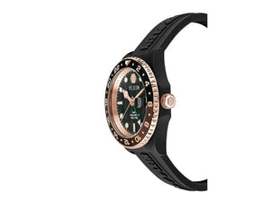 Reloj de Cuarzo Philipp Plein GMT-I Challenger, PVD, Negro, 44 mm, PWYBA0823