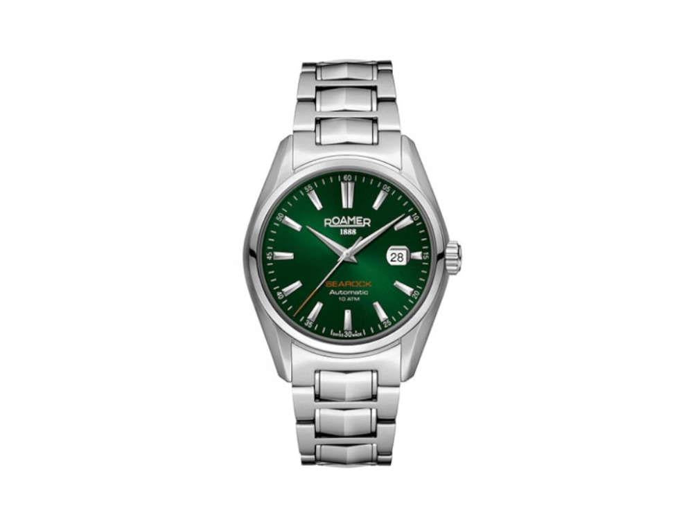 Reloj Automático Roamer Searock, ETA 2824-2, 42 mm, Verde, 210633 41 75 20