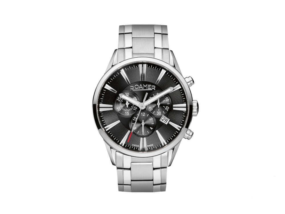 Reloj de Cuarzo Roamer Superior Chrono, Negro, 44 mm, 508837 41 55 50