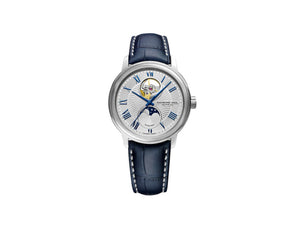 Reloj Automático Raymond Weil Maestro, 40 mm, Azul, Piel, 2240-STC-00655
