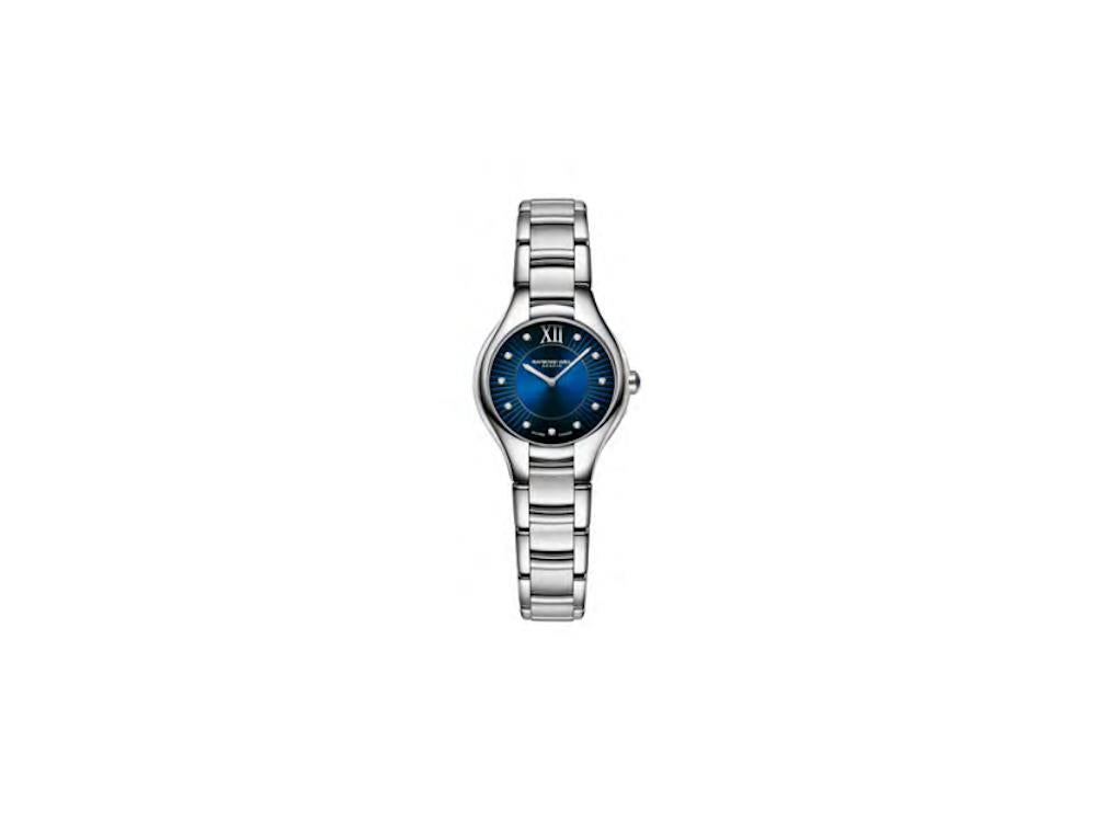 Reloj Cuarzo Raymond Weil Noemia Ladies, Azul, 24 mm, Diamantes, 5124-ST-50181