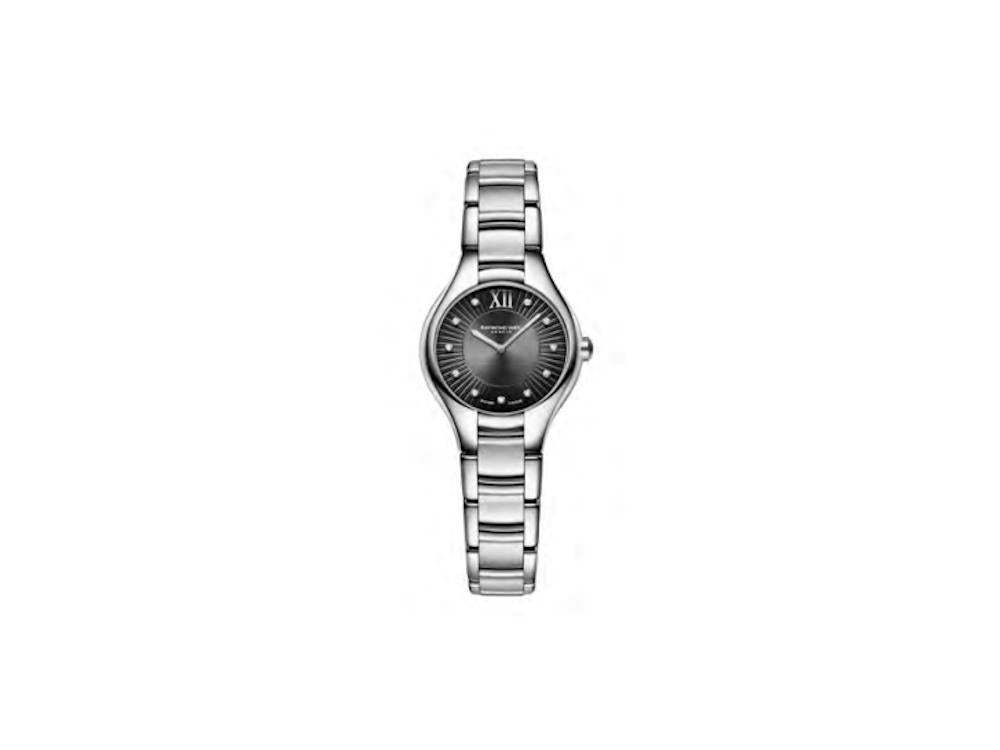 Reloj Cuarzo Raymond Weil Noemia Ladies, Gris, 24 mm, Diamantes, 5124-ST-60181