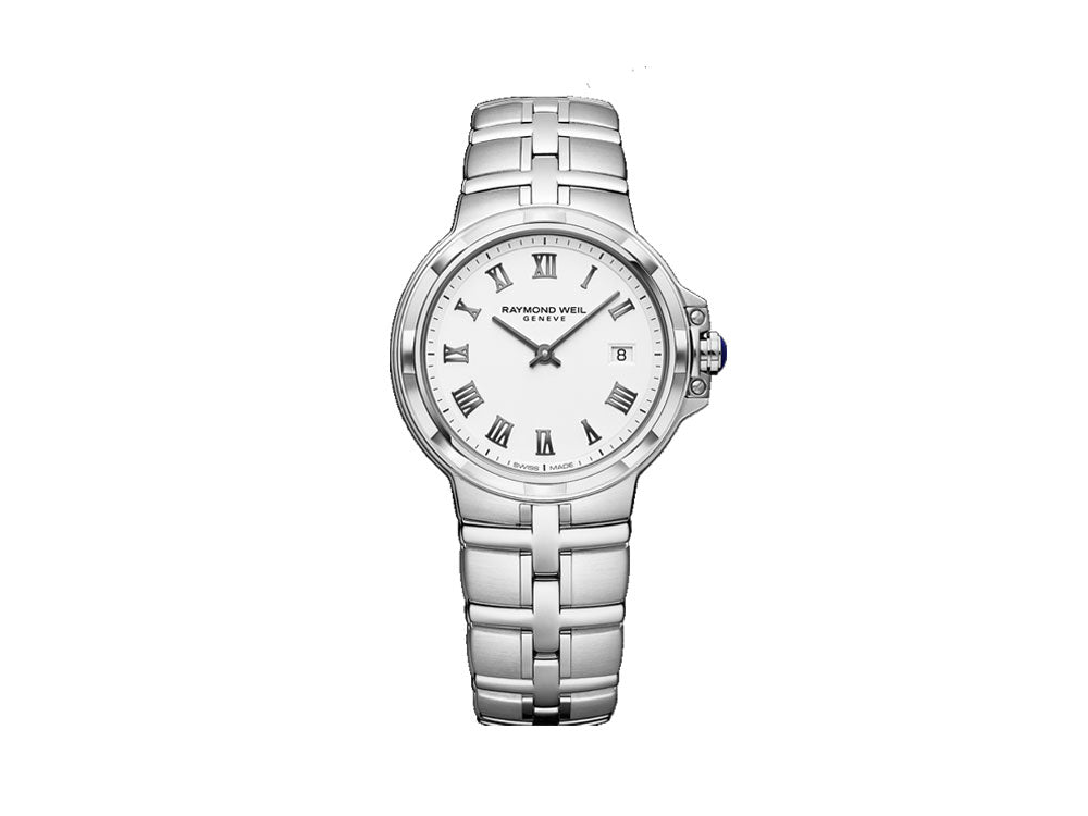 Reloj de Cuarzo Raymond Weil Parsifal Ladies, Plata, Día, 5180-ST-00300