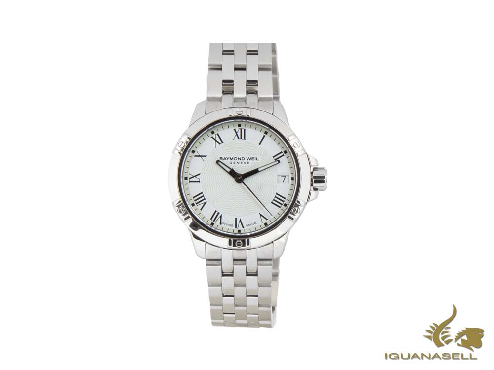 Reloj de Cuarzo Raymond Weil Tango Ladies, Blanco, 30mm, Día, 5960-ST-00300