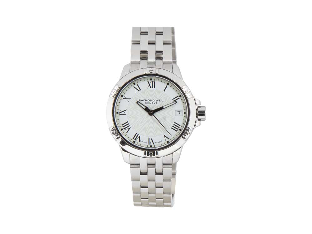 Reloj de Cuarzo Raymond Weil Tango Ladies, Blanco, 30mm, Día, 5960-ST-00300