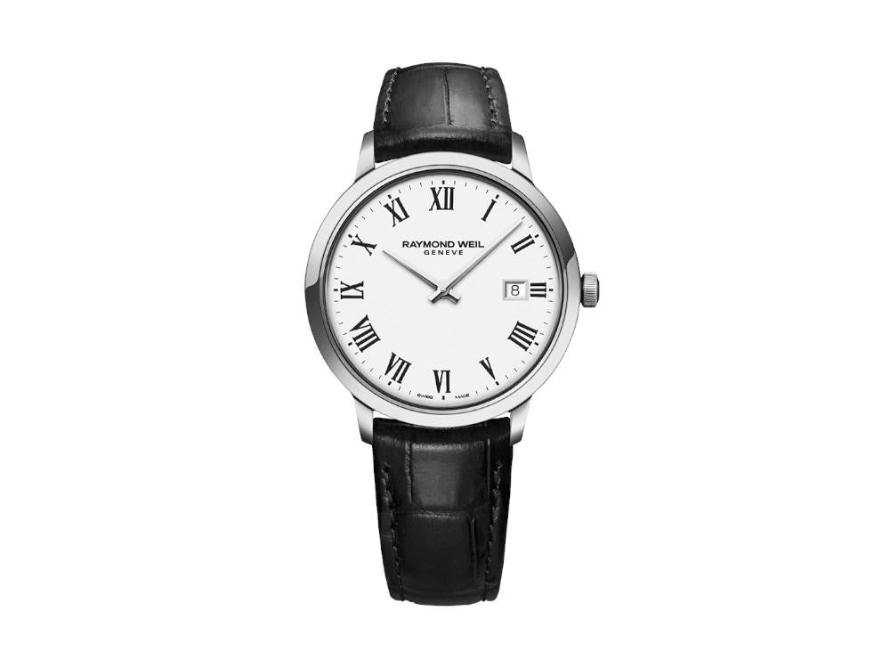 Reloj de Cuarzo Raymond Weil Toccata, Blanco, 39 mm, Día, 5485-STC-00300